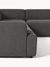 XL-Ecksofa Melva, Bezug: 100 % Polyester Der strap, Gestell: Massives Kiefern- und Fic, Webstoff Anthrazit, B 339 x T 339 cm