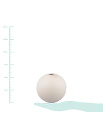Vaso a sfera in ceramica Rita, Ceramica, Bianco, Ø 12 x Alt. 12 cm