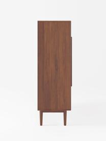 Highboard Paul aus massivem Mangoholz, Mangoholz, B 100 x H 135 cm