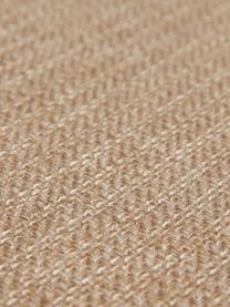 Taburete tapizado Silo, Tapizado: 10% acrílico, 90% poliést, Estructura: acero recubierto, Tejido beige, beige claro, Ø 41 x Al 45 cm
