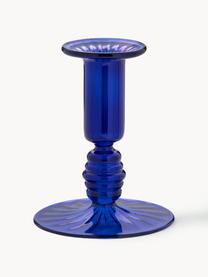 Candelabro Ombre Flash, Vidrio, Azul real, Ø 10 x Al 12 cm