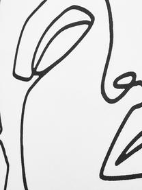 Perkal dekbedovertrek Aria, Weeftechniek: perkal Draaddichtheid 180, Wit, patroon, 140 x 200 cm, 2-delig
