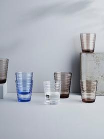 Wassergläser Aino Aalto, 2 Stück, Glas, Blau, transparent, Ø 7 x H 9 cm, 220 ml