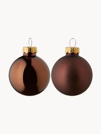 Boules de Noël Evergreen, Ø 6 cm, Tons bruns, Ø 4 cm, 16 pièces