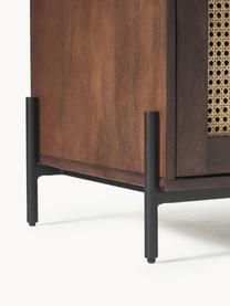 Televízny stolík s viedenským výpletom Vienna, Mangové drevo, Š 160 x V 50 cm