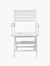 Fauteuil de jardin pliante en acajou York, Bois d'acajou, laqué
Certifié V-Legal, Blanc, larg. 51 x haut. 86 cm