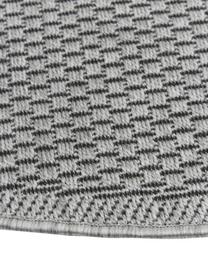 Rond in- & outdoor vloerkleed Toronto, 100% polypropyleen, Grijs, Ø 120 cm (maat S)