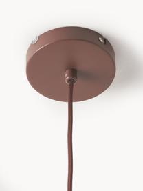 Lampa wisząca z siateczki Beau, Stelaż: metal malowany proszkowo, Nugatowy, Ø 52 x W 52 cm