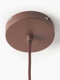 Lampa wisząca z siateczki Beau, Stelaż: metal malowany proszkowo, Nugatowy, Ø 52 x W 52 cm