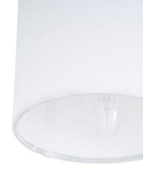 Klassischer Deckenstrahler Casper, Baldachin: Metall, vernickelt, Silberfarben, Weiß, B 32 x H 7 cm