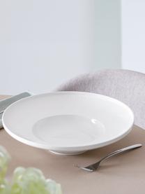 Assiette creuse en porcelaine Afina, Porcelaine Premium, Blanc, Ø 29 cm