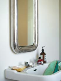 Nástěnné zrcadlo s ocelovým rámem Chubby, Stříbrná, Š 45 cm, V 80 cm