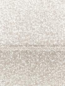 Ottomane-Modul Lennon aus Bouclé, Bezug: Bouclé (100 % Polyester) , Gestell: Massives Kiefernholz, Spe, Bouclé Off White, B 150 x T 119 cm, Rückenlehne rechts