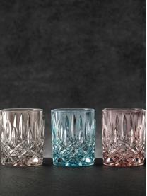 Kristall-Whiskygläser Noblesse, 2 Stück, Kristallglas, Hellrosa, Ø 8 x H 10 cm, 300 ml