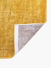 Vloerkleed Liberty met abstract patroon, 100% polyester, Oker, taupe, B 80 x L 150 cm (maat XS)
