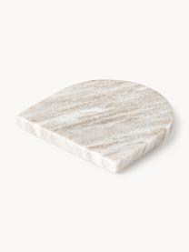 Marmor-Untersetzer Jessi, 4er-Set, Marmor, Grau, Hellbeige, marmoriert, B 10 x T 10 cm