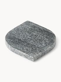 Komplet podstawek z marmuru Jessi, 4 elem., Marmur, Szary, jasny beżowy, marmurowy, S 10 x G 10 cm