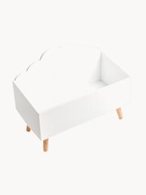 Contenitore per giocattoli Wolke, Bianco, legno di caucciù, Larg. 58 x Alt. 45 cm