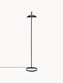 Vloerlamp Versale, Diffuser: kunststof, Zwart, H 140 cm