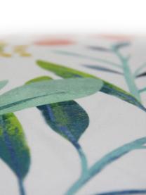 Kissenhülle Meadow mit Blumenmuster, 100% Polyester, Weiß, Mehrfarbig, 40 x 40 cm