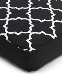 Cojín de asiento alto Lana, Funda: 100% algodón, Negro, An 40 x L 40 cm