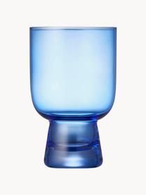 Vasos de colores pequeños Tumbli, 6 uds., Vidrio, Multicolor transparente, Ø 8 x Al 12 cm, 300 ml