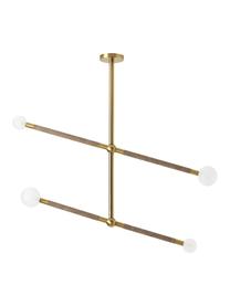 Grande suspension Linja, Tons bruns, doré, larg. 125 x haut. 115 cm