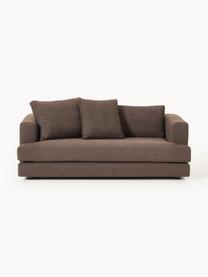 Bouclé-Sofa Tribeca (2-Sitzer), Bezug: Bouclé (93 % Polyester, 6, Gestell: Buchenholz, Kiefernholz, , Bouclé Dunkelbraun, B 185 x T 104 cm