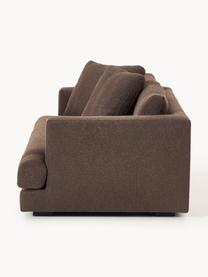 Sofa Bouclé Tribeca (2-osobowa), Tapicerka: Bouclé (93% poliester, 6%, Stelaż: drewno bukowe, drewno sos, Nogi: drewno sosnowe Ten produk, Ciemnobrązowy Bouclé, S 185 x G 104 cm