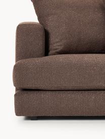 Sofa Bouclé Tribeca (2-osobowa), Tapicerka: Bouclé (93% poliester, 6%, Stelaż: drewno bukowe, drewno sos, Nogi: drewno sosnowe Ten produk, Ciemnobrązowy Bouclé, S 185 x G 104 cm