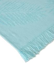 Serviette de plage Capri Palm Leaves, Turquoise