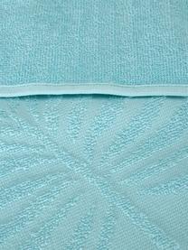 Serviette de plage Capri Palm Leaves, Turquoise