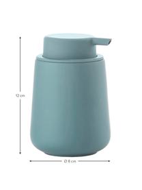 Zeepdispenser Cameo, Houder: keramiek overtrokken met , Blauw, Ø 10 x H 14 cm