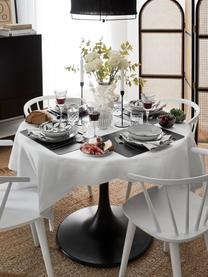 Service de table porcelaine noir et blanc Strand, 6 personnes (18 élém.), Porcelaine, Noir, blanc, Lot de différentes tailles