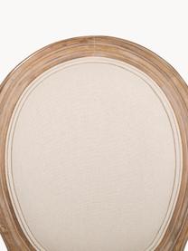 Silla de madera tapizada Louis, Tapizado: tela, Estructura: madera de cuacho, Tejido beige, An 46 x F 48 cm