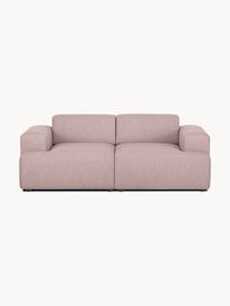 Sofa Melva (2-Sitzer), Bezug: 100% Polyester Der hochwe, Gestell: Massives Kiefernholz, Spa, Webstoff Hellrosa, B 198 x T 101 cm