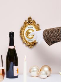 Nástenná dekorácia Bell Press for Champagne, Odtiene zlatej, Š 14 x V 23 cm