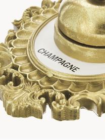 Wandobject Bell Press voor champagne, Frame: polyresin, Stolp: metaal, Goudkleurig, B 14 x H 23 cm