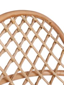 Rattan-Hängesessel Siena mit Sitzkissen, Hellbraun, Weiss, B 90 x H 106 cm