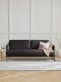 Sofa Fluente (3-Sitzer), Bezug: 100% Polyester Der hochwe, Gestell: Massives Kiefernholz, Webstoff Anthrazit, B 196 x T 85 cm