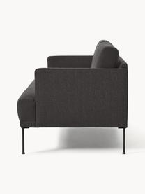 Sofa Fluente (3-Sitzer), Bezug: 100% Polyester Der hochwe, Gestell: Massives Kiefernholz, Webstoff Anthrazit, B 196 x T 85 cm