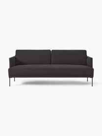 Sofa Fluente (3-Sitzer), Bezug: 100% Polyester Der hochwe, Gestell: Massives Kiefernholz, Webstoff Anthrazit, B 196 x T 85 cm