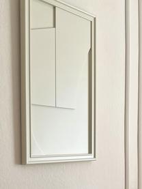 Handgefertigtes Wandobjekt Verge, Rahmen: Holz, satiniert, Off White, B 30 x H 50 cm
