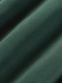 Zamatový poťah na vankúš so zimným motívom Imala, 100 %  polyester, GRS certifikát, Tmavozelená, Š 30 x D 50 cm