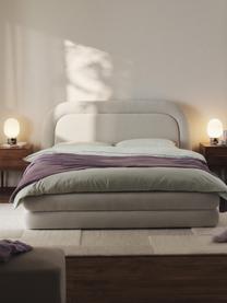 Čalúnená posteľ Solomon, Lomená biela, Š 140 x D 200 cm