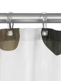 Douchegordijn Twister, 100% polyester
Waterafstotend, niet waterdicht, Wit, beige, taupe, grijs, B 180 x L 200 cm