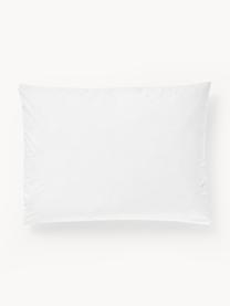 Taie d'oreiller en percale de coton Elsie, Blanc, larg. 50 x long. 70 cm