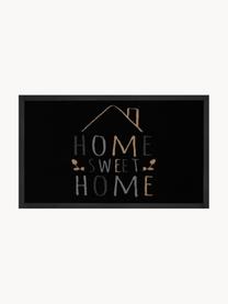 Paillasson Home Sweet Home, Noir, gris, beige, larg. 45 x long. 75 cm