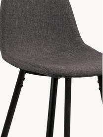 Barové stoličky Wilma, 2 ks, Tmavosivá, Š 44 x V 91 cm