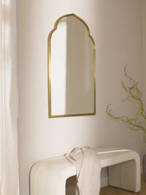 Bogen-Wandspiegel Laviena, Spiegelfläche: Spiegelglas, Rahmen: Metall, Goldfarben, B 60 x H 100 cm